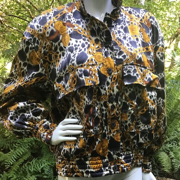 Vintage 90s Escadaquilted jacket with front pockets